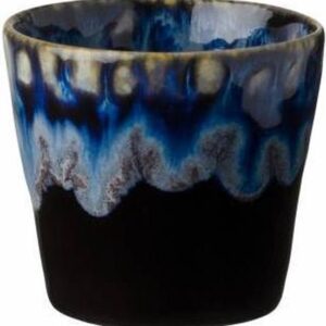 Costa Nova - servies - espresso kop - Grespresso zwart - 6 stuks 9 cl