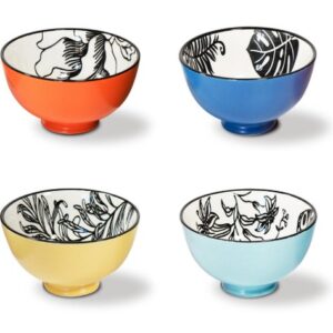 Kommen set 6 stuks WD Lifestyle 11,5 x 6 cm colors Pechino line